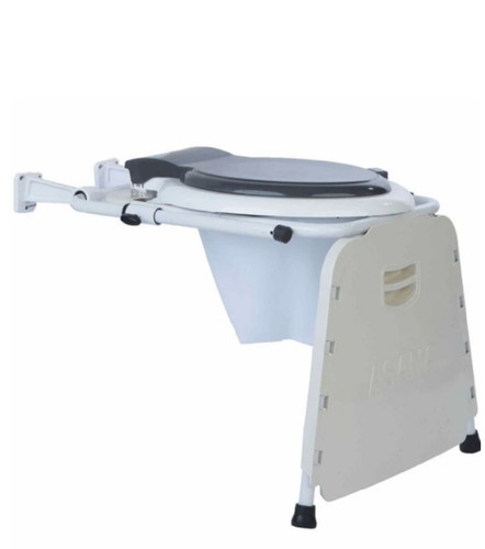 توالت فرنگی دیواری آسانا با قیف